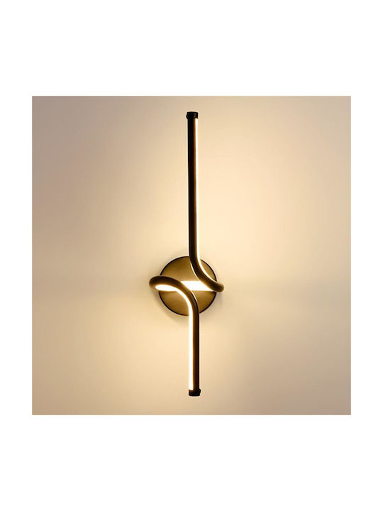 Home Lighting Serpentina Φωτιστικό Τοίχου LED Μαύρο Home Lighting Serpentina Φωτιστικό Τοίχου LED Μαύρο