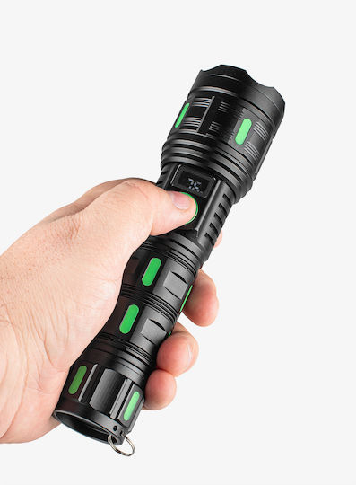 Vayox Wiederaufladbarer LED Taschenlampen IP44 mit Maximaler Helligkeit 1200 Lumen