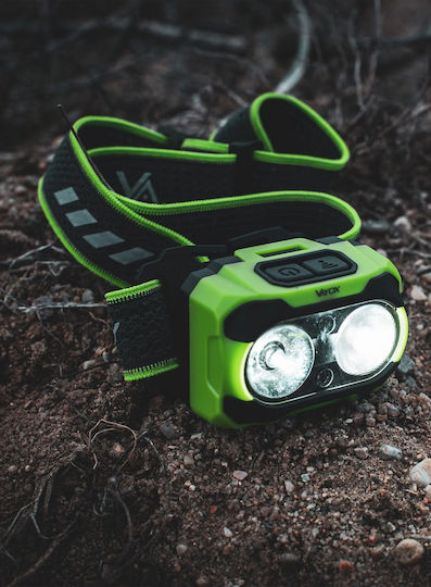 Vayox Rechargeable LED Head Flashlight IP44 with Maximum Brightness 600lm