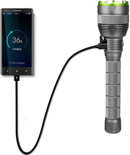 Vayox Rechargeable LED Flash Light IPX7 with Maximum Brightness 10000lm