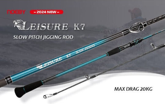 Noeby Lansetă Pescuit Pentru Spinning 1.96m 30-260gr