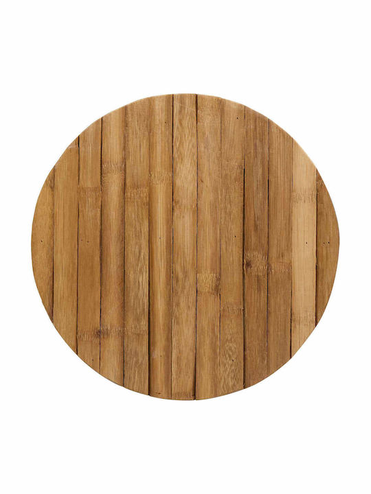 Scaun De Exterior Din Bambus Natural 38x38x42 Cm
