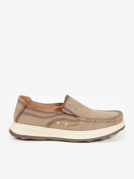 Men's Moccasins In Brown Colour