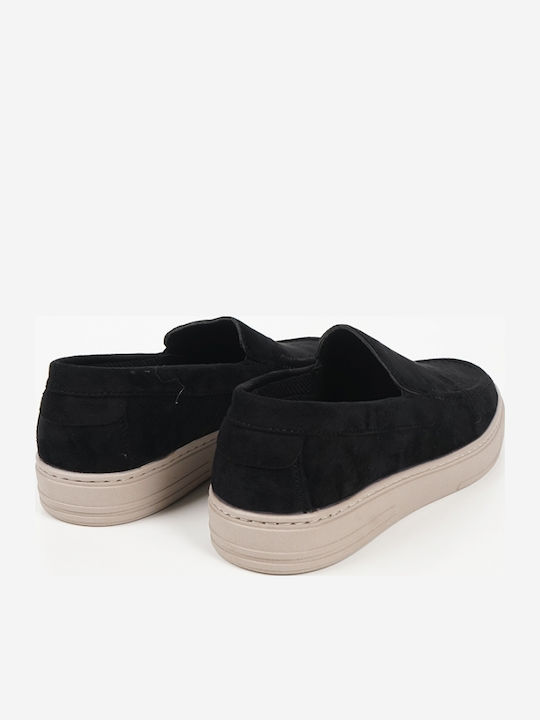 Men's Moccasins In Black Colour