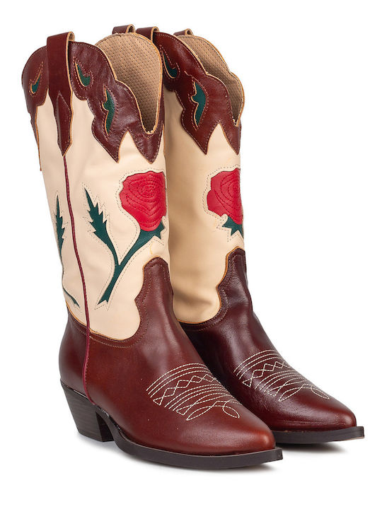 Alpe Burgundy Ankle Boots