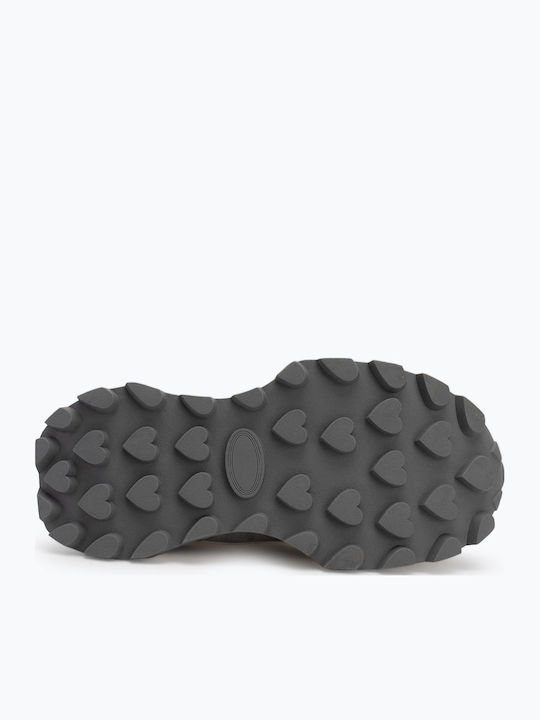 Damen Sneakers Hellgrau / Weiß