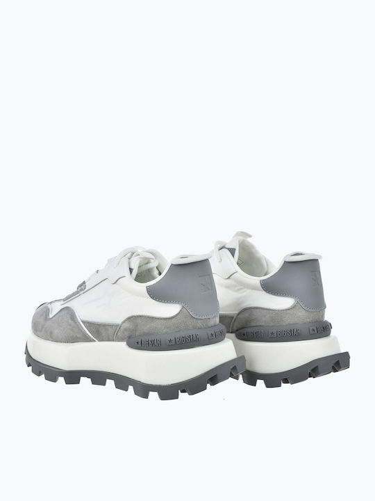 Damen Sneakers Hellgrau / Weiß