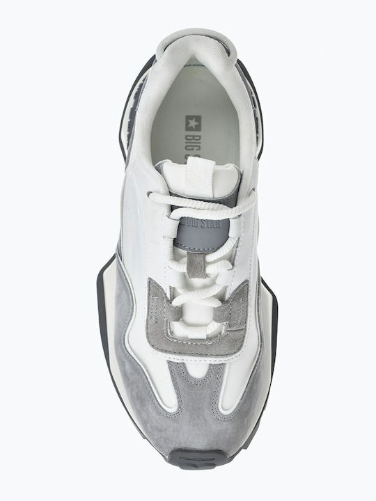 Damen Sneakers Hellgrau / Weiß