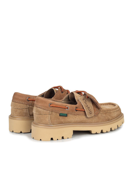 Mocasini Dama Boat Shoes în Culoare Verde