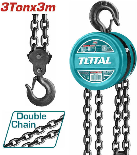 Total Chain Hoist for Weight Load up to 3t Blue