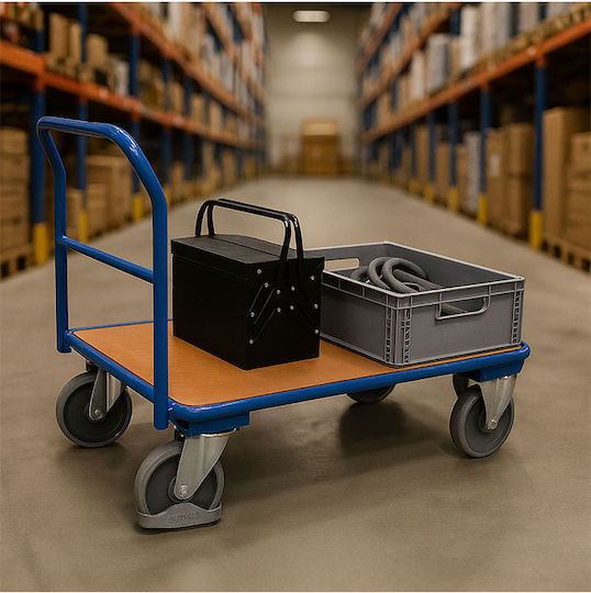 Variofit Platform Trolley for Weight Load up to 200kg Blue