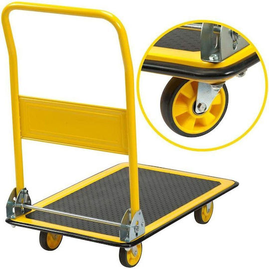 Stanley Количка за платформа Сгъваем за товар с тегло до 150кг в Жълт Цвят