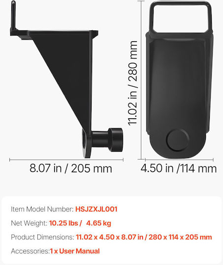 Vevor Lifting & Pulling Equipment for Load Capacity up to 5.67t