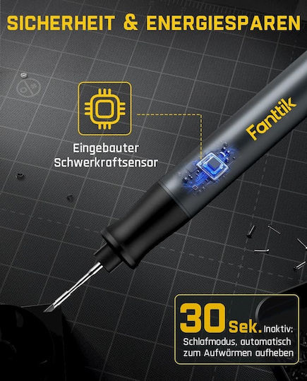 Fanttik T1 Max Lötkolben Batterie mit Fall