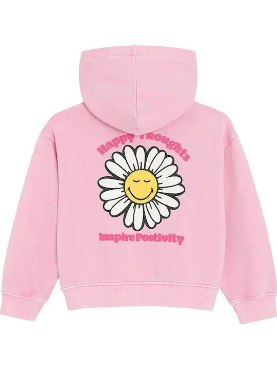 Bluza Hanorac Pentru Copii Cu Glugă Roz