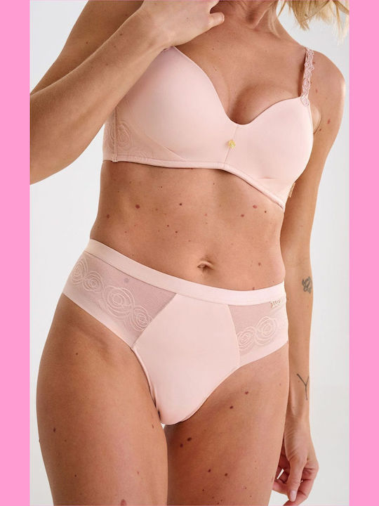 Beige Büstenhalter mit leichter Polsterung & Bügel