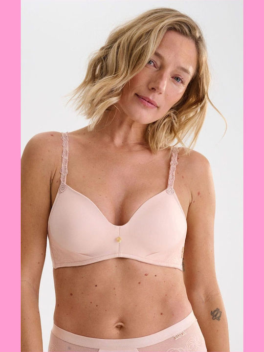 Beige Büstenhalter mit leichter Polsterung & Bügel