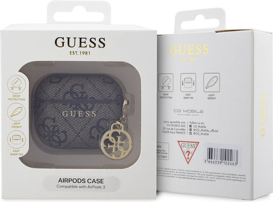 Guess Charm Case In Braun Farbe Für Apple AirPods 3