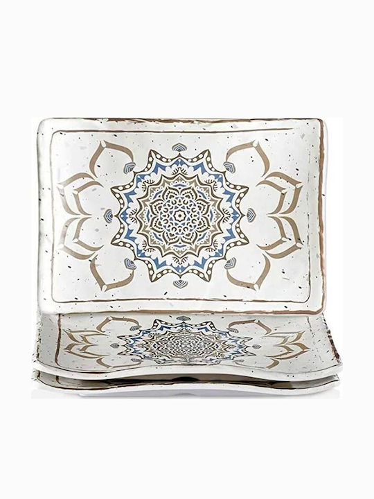 Raki Casablanca Piatelă De Servire Rectangulară Din Melamină Multicoloră 27x19cm Raki Casablanca Piatelă De Servire Rectangulară Din Melamină Multicoloră 27x19cm