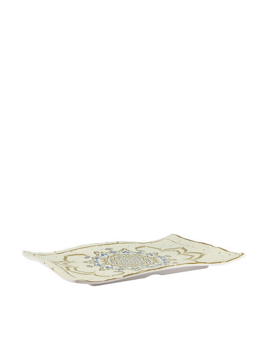 Raki Casablanca Rectangular Melamine Multicolour Serving Platter 34x23cm