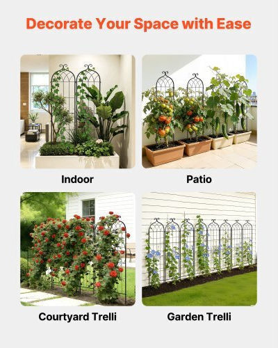 Vevor Plant Support Stands 40.5cm Set 4 Pieces