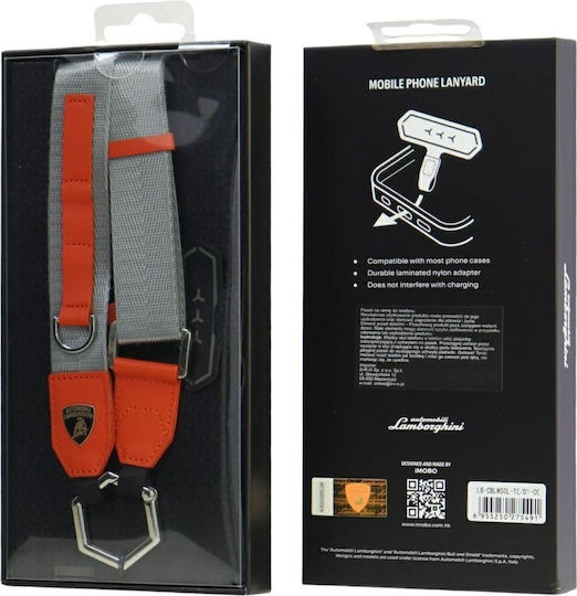 Audi Universal Lamborghini D1 Crossbody Webbing Strap Orange Lb-cblwsgl-te/d1-oe