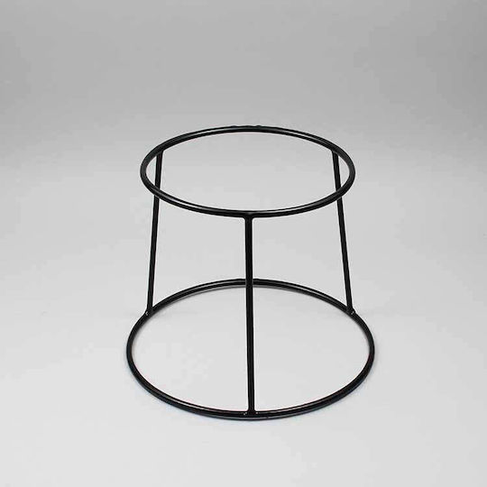 Stand De Prezentare Pentru Bufet Boluri Platouri Culinaro Marbella 3d Metal Negru Cu Acoperire Pvc Antiderapant D25/d21xh20cm