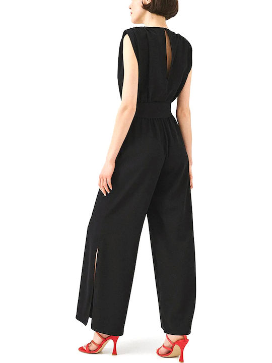 Access Women's Sleeveless One-Piece Jumpsuit Black