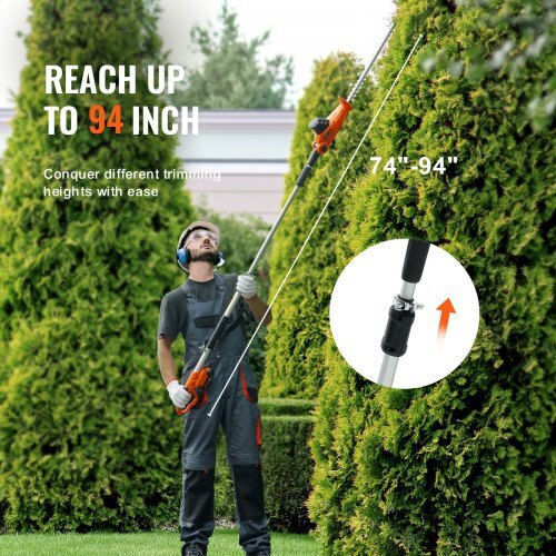 Vevor Hedge Trimmer Battery 20V Telescopic WXLLJYCYCGZBDJNH1V2