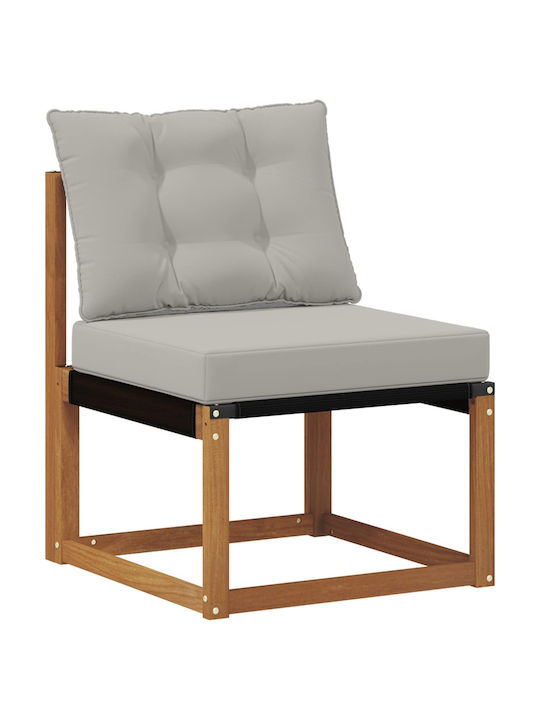 Corner Outdoor Sofa from Pallets with Cushions 245x126.5x73cm