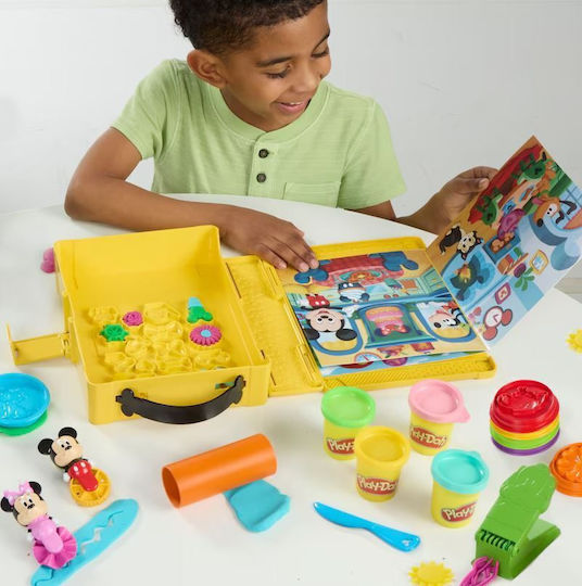 Hasbro Плей-Доу Пластелини - Игра Disney Junior On-the-Go Пекарна Кухня за 2+ Години 3 Части