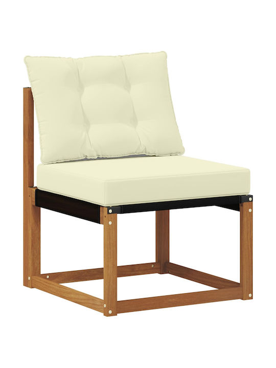Corner Outdoor Sofa from Pallets with Cushions 245x126.5x73cm