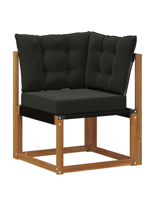 Ъглов Диван За Градина От Палети С Макси Подложки 249x130.5x73см