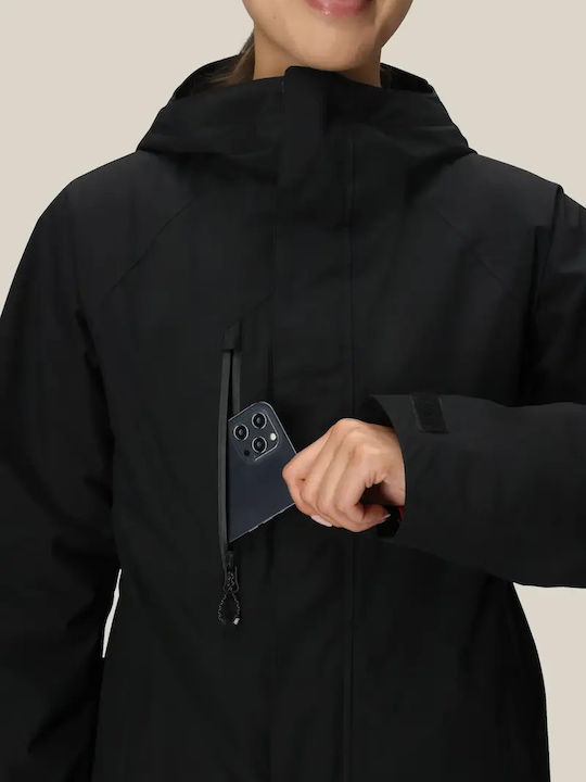 686 I-008299-19 Γυναικείο Μπουφάν Gore-Tex για Σκι & Snowboard Μαύρο