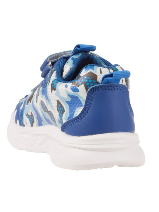 Παιδικά Sneakers με Φωτάκια Μπλε