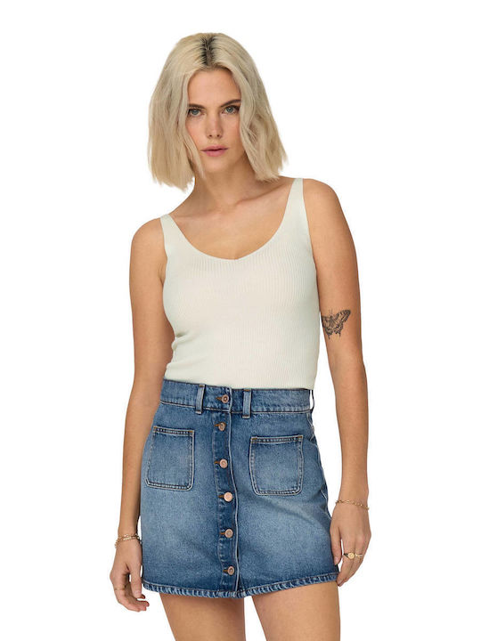 Women's Summer Sleeveless Yellow Blouse