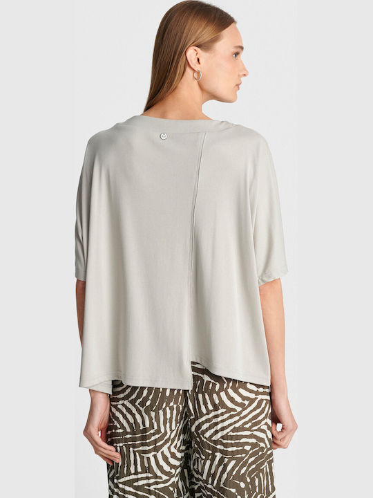 Women's Short Sleeve Blouse White
