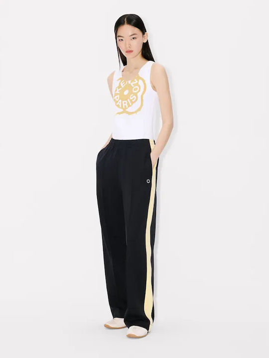 Boke Flower 2.0 Γυναικεία Μπλούζα Βαμβακερή Αμάνικη Floral White