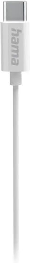 HAMA 01387240 Căști Handsfree In-ear Cu Mufă USB-C Alb