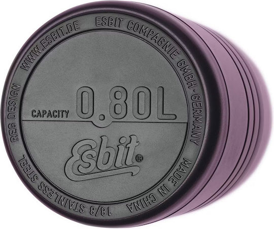 Esbit Majoris Кутия За Храна Inox Термос Лилав 800ml