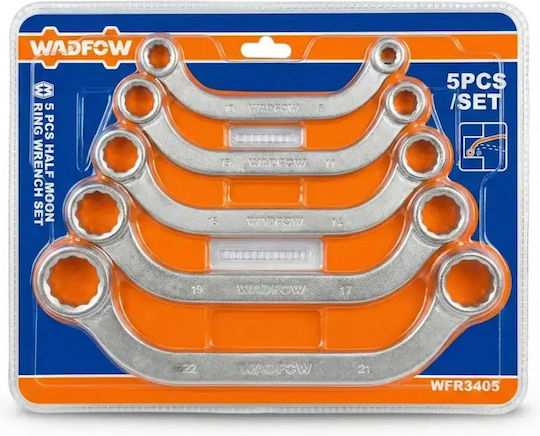 Wadfow Set 5 Double Polygon Wrench Curved