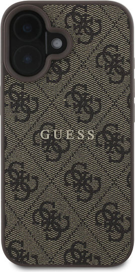 Guess Guess Leder Braun Rückseite Hülle Für iPhone 16 Plus