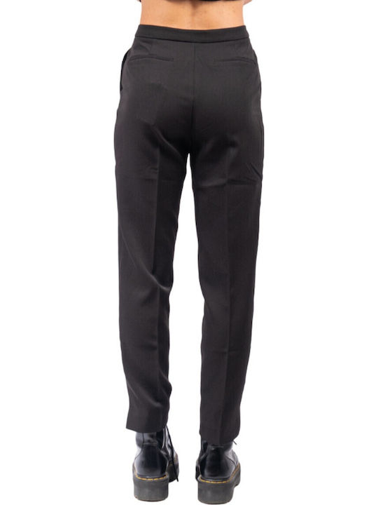 Damen Stoff Hose Black