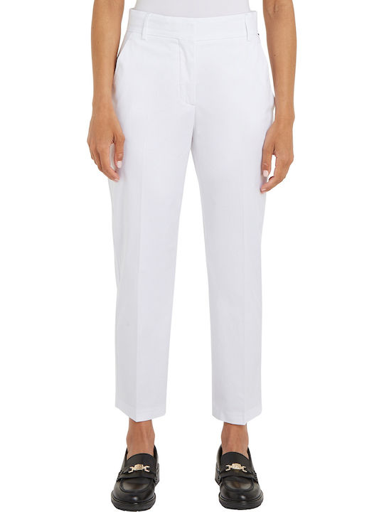 Women's Chino Trousers Slim Fit White