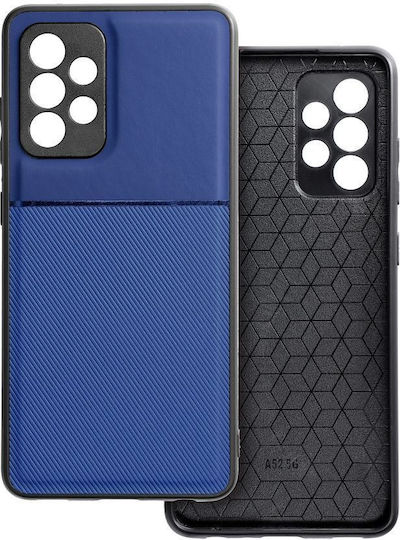 Forcell Noble Umschlag Rückseite Synthetisches Leder / Leder Blau (Galaxy S24 FE)