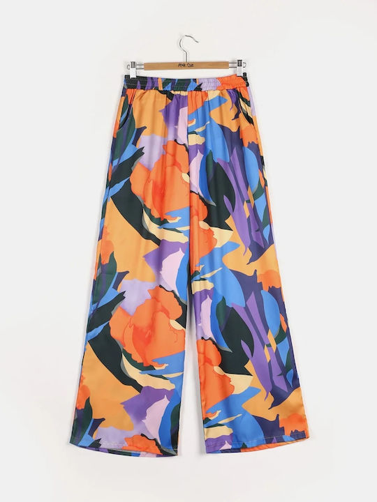 Women's High Rise Orange Pantaloons