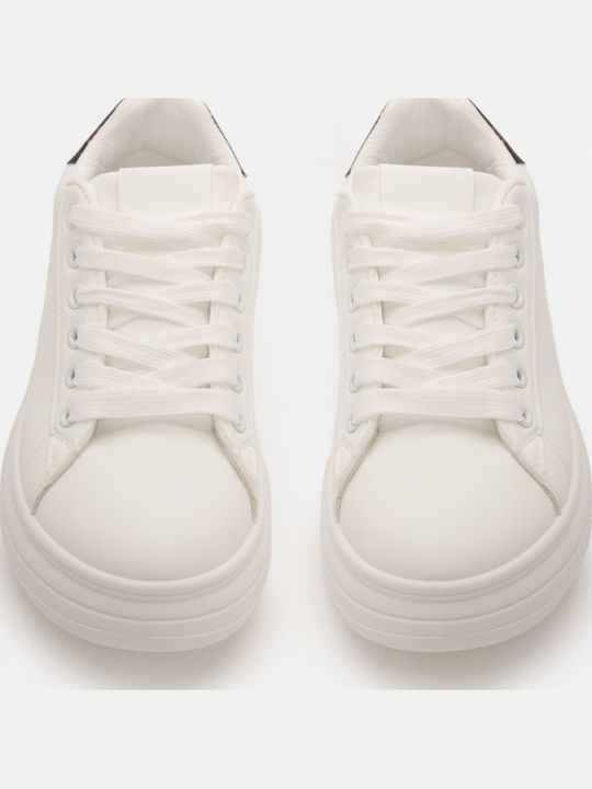 Damen Flatforms Sneakers Braune