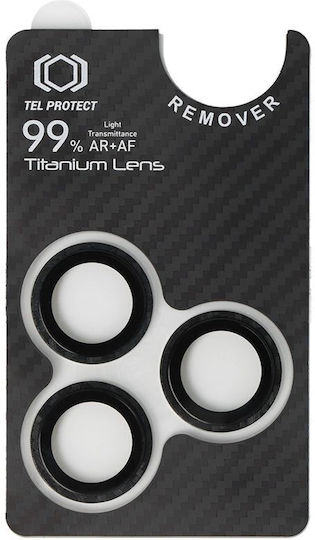 Tel Protect Προστασία Κάμερας Tempered Glass για το Iphone 15 Pro, Iphone 15 Pro Max