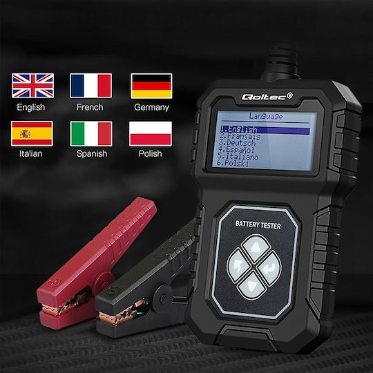 Qoltec Ψηφιακό Battery Tester
