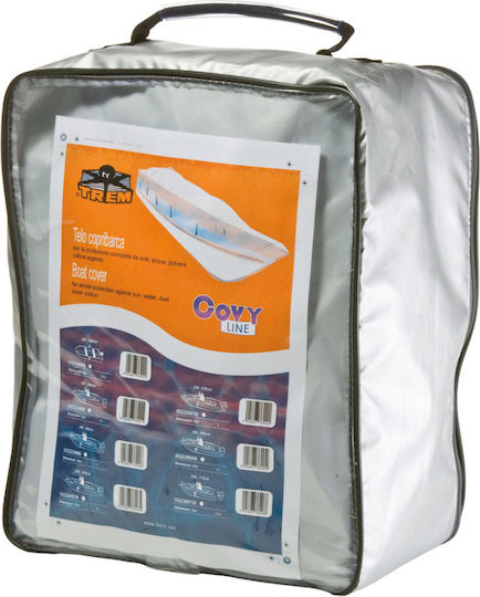 Trem Protective Boat Cover Silver Color
